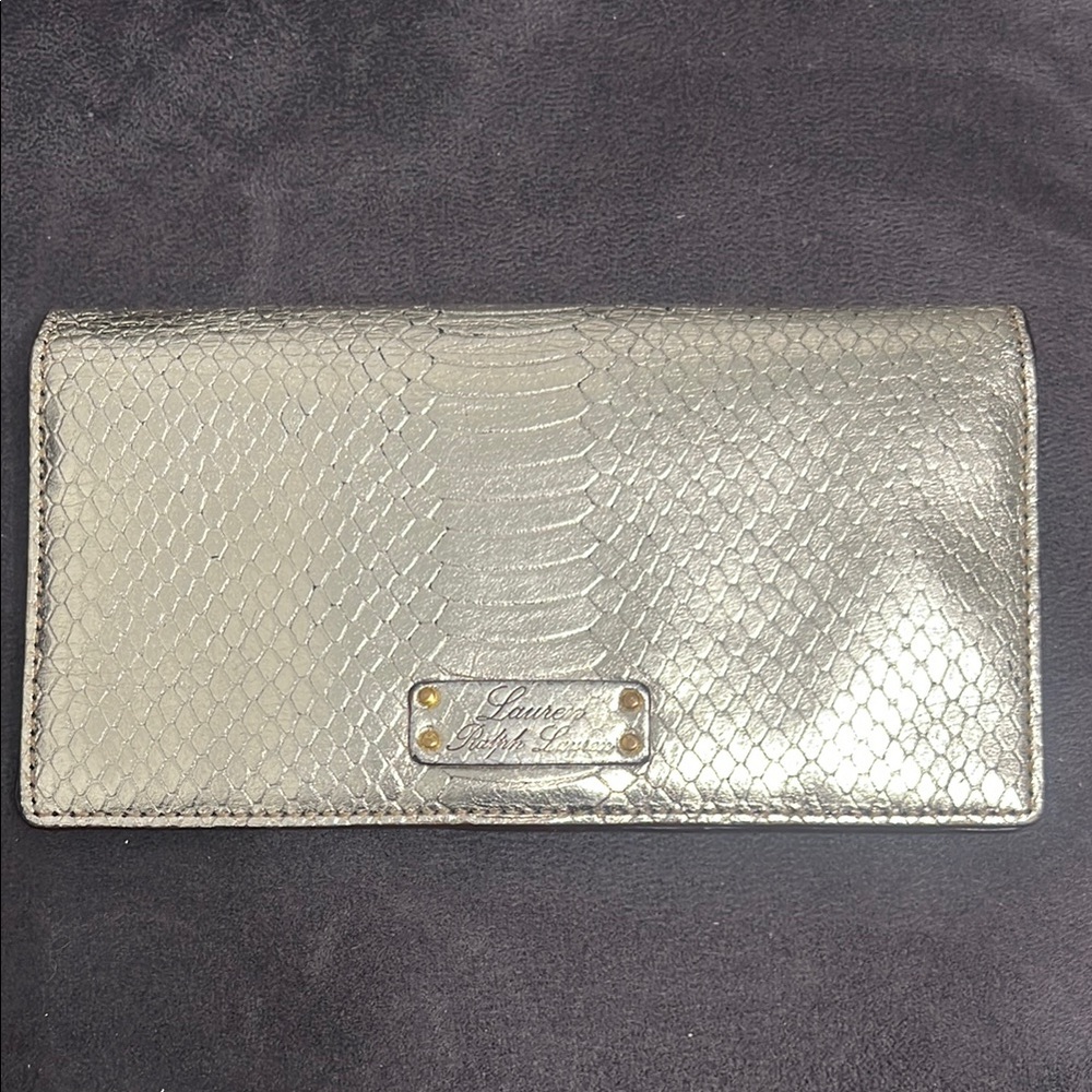 Lauren Ralph Lauren Fainted Gold Wallet